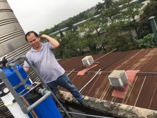 Bộ xử lý nước giếng khoan cho quán phở ba nhất tại hà tây